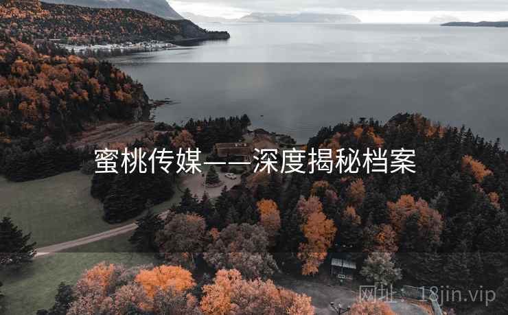 蜜桃传媒——深度揭秘档案
