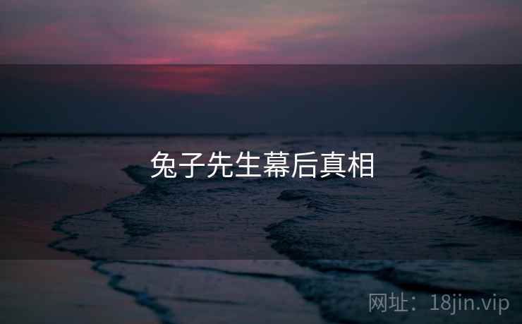 兔子先生幕后真相 兔子先生幕后真相